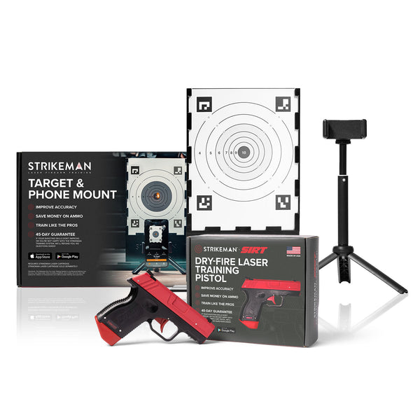 Strikeman x SIRT Dry-Fire Laser Training Pistol + Target &amp; Phone 